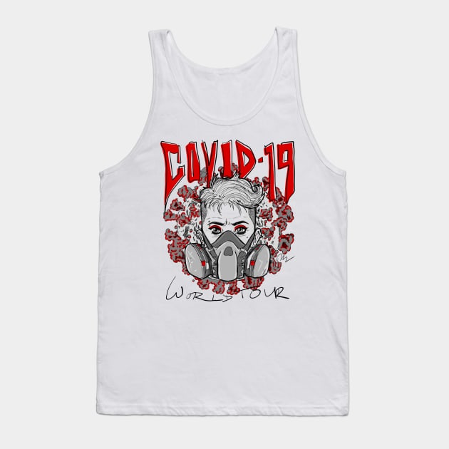 Covid-19 World Tour Tank Top by EyesOfTheFox